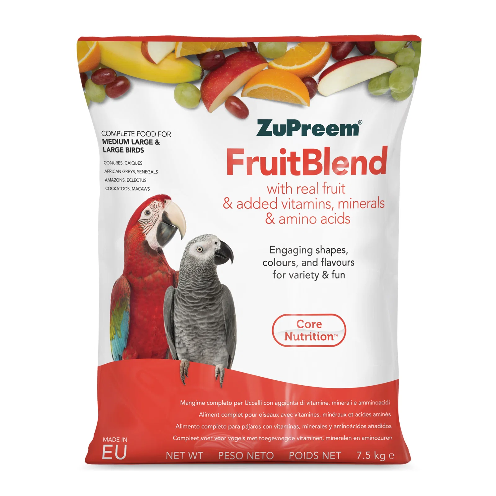 Zupreem Fruitblend Papegøje 7,5 kg